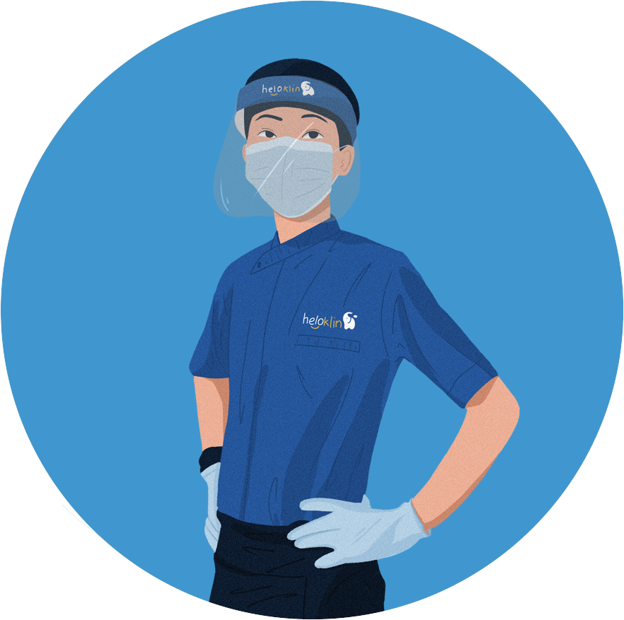 Staff cleaner terlatih